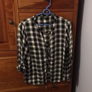 Express Lace Up Blouse
